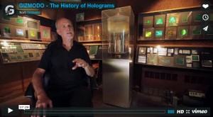 Gizmodo history of holography